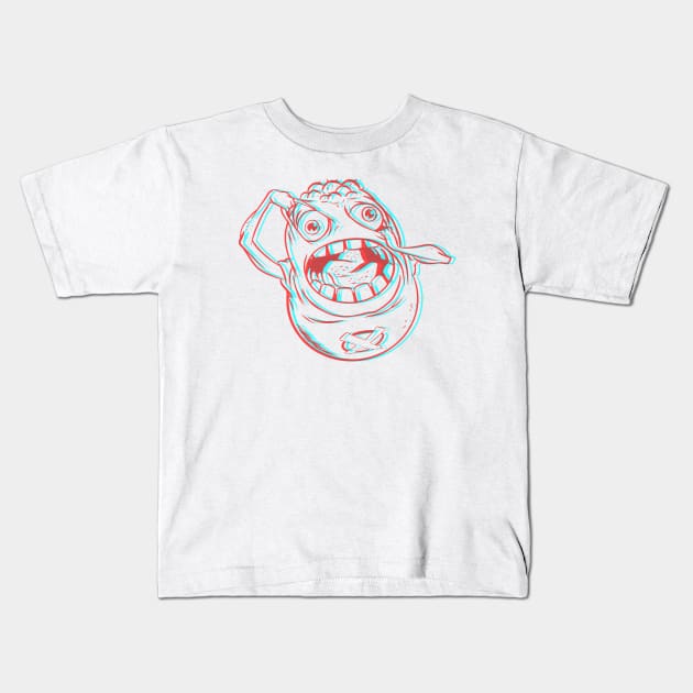 Doop 3D Kids T-Shirt by dumb stuff, fun stuff